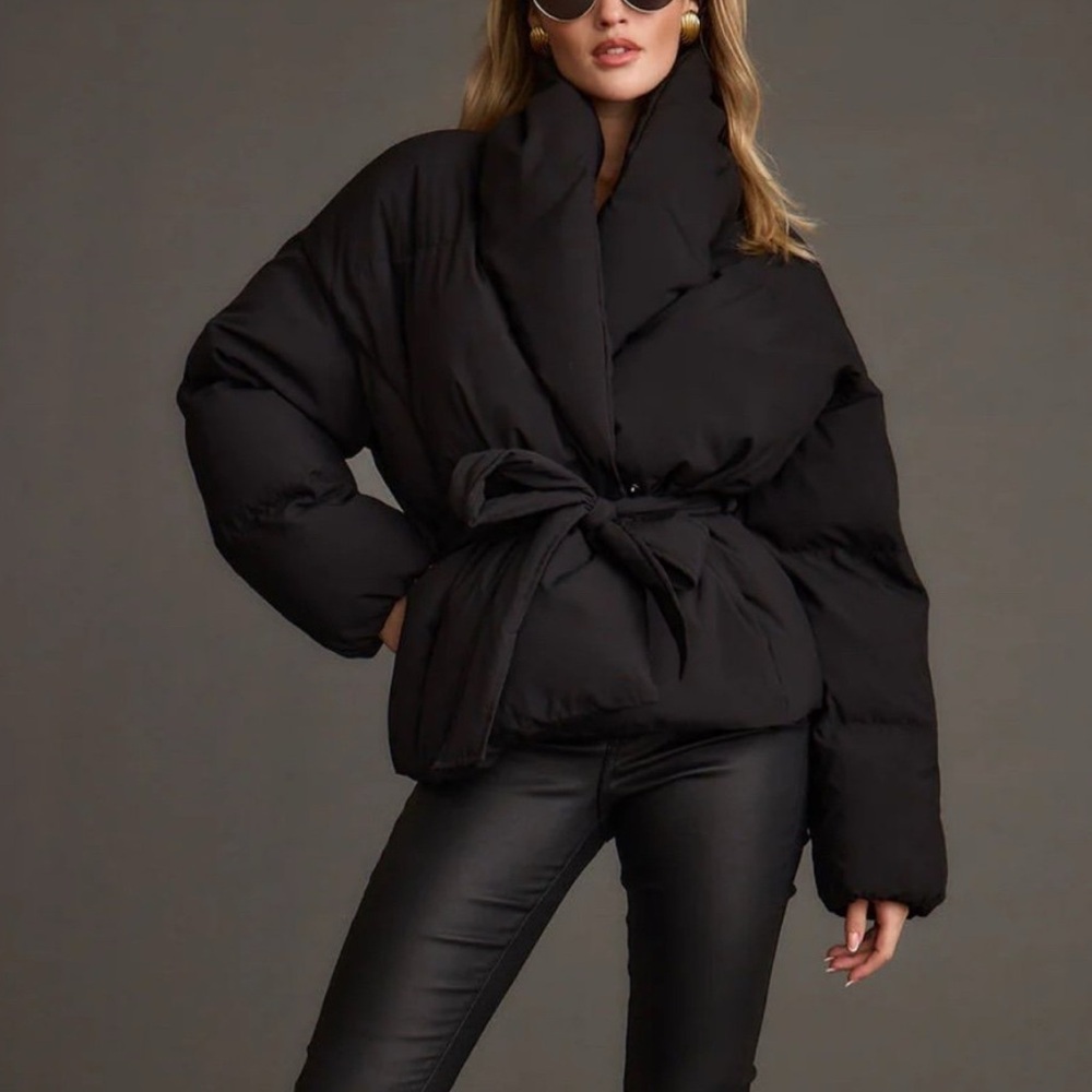 Black Puffer Coat